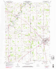 Hicksville Ohio Historical topographic map, 1:24000 scale, 7.5 X 7.5 Minute, Year 1958