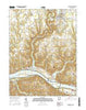 Higginsport Ohio Current topographic map, 1:24000 scale, 7.5 X 7.5 Minute, Year 2016
