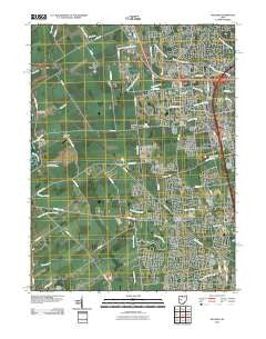 Hilliard Ohio Historical topographic map, 1:24000 scale, 7.5 X 7.5 Minute, Year 2010