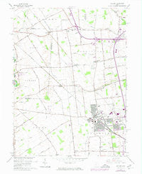 Hilliard Ohio Historical topographic map, 1:24000 scale, 7.5 X 7.5 Minute, Year 1966
