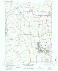 Hilliard Ohio Historical topographic map, 1:24000 scale, 7.5 X 7.5 Minute, Year 1966