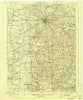 Hillsboro Ohio Historical topographic map, 1:62500 scale, 15 X 15 Minute, Year 1917