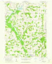 Holmesville Ohio Historical topographic map, 1:24000 scale, 7.5 X 7.5 Minute, Year 1961