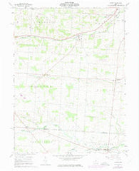 Holmesville Ohio Historical topographic map, 1:24000 scale, 7.5 X 7.5 Minute, Year 1961