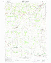 Holmesville Ohio Historical topographic map, 1:24000 scale, 7.5 X 7.5 Minute, Year 1961