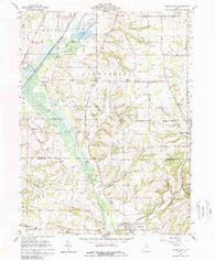 Holmesville Ohio Historical topographic map, 1:24000 scale, 7.5 X 7.5 Minute, Year 1961