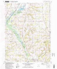 Holmesville Ohio Historical topographic map, 1:24000 scale, 7.5 X 7.5 Minute, Year 1994