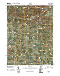 Homer Ohio Historical topographic map, 1:24000 scale, 7.5 X 7.5 Minute, Year 2010