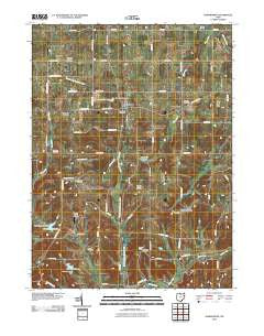 Homeworth Ohio Historical topographic map, 1:24000 scale, 7.5 X 7.5 Minute, Year 2010