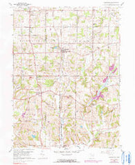 Homeworth Ohio Historical topographic map, 1:24000 scale, 7.5 X 7.5 Minute, Year 1960