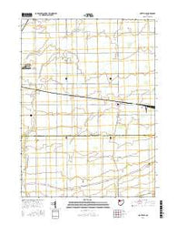 Hoytville Ohio Current topographic map, 1:24000 scale, 7.5 X 7.5 Minute, Year 2016