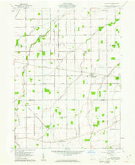 Hoytville Ohio Historical topographic map, 1:24000 scale, 7.5 X 7.5 Minute, Year 1960
