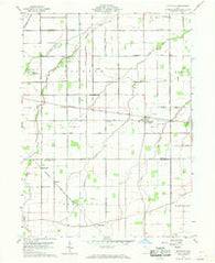 Hoytville Ohio Historical topographic map, 1:24000 scale, 7.5 X 7.5 Minute, Year 1960
