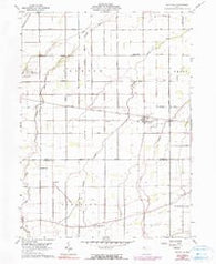 Hoytville Ohio Historical topographic map, 1:24000 scale, 7.5 X 7.5 Minute, Year 1960