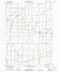 Hoytville Ohio Historical topographic map, 1:24000 scale, 7.5 X 7.5 Minute, Year 1960