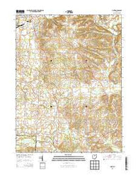 Hunt Ohio Historical topographic map, 1:24000 scale, 7.5 X 7.5 Minute, Year 2013