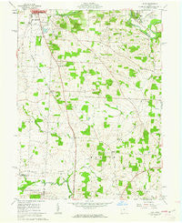 Hunt Ohio Historical topographic map, 1:24000 scale, 7.5 X 7.5 Minute, Year 1961