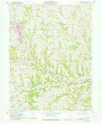 Hunter Ohio Historical topographic map, 1:24000 scale, 7.5 X 7.5 Minute, Year 1975
