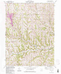 Hunter Ohio Historical topographic map, 1:24000 scale, 7.5 X 7.5 Minute, Year 1994