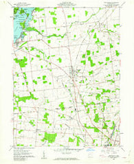 Huntsville Ohio Historical topographic map, 1:24000 scale, 7.5 X 7.5 Minute, Year 1960