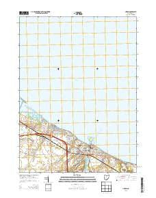 Huron Ohio Historical topographic map, 1:24000 scale, 7.5 X 7.5 Minute, Year 2013