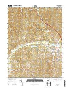 Jackson Ohio Historical topographic map, 1:24000 scale, 7.5 X 7.5 Minute, Year 2013