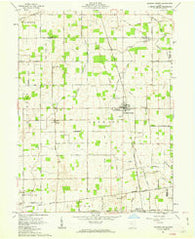 Jackson Center Ohio Historical topographic map, 1:24000 scale, 7.5 X 7.5 Minute, Year 1961