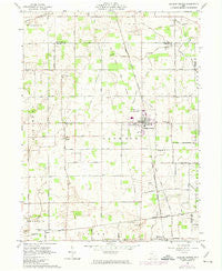 Jackson Center Ohio Historical topographic map, 1:24000 scale, 7.5 X 7.5 Minute, Year 1961