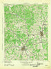 Jackson Ohio Historical topographic map, 1:62500 scale, 15 X 15 Minute, Year 1944