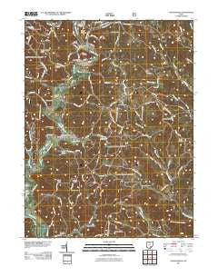 Jacksonville Ohio Historical topographic map, 1:24000 scale, 7.5 X 7.5 Minute, Year 2011