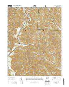 Jacksonville Ohio Historical topographic map, 1:24000 scale, 7.5 X 7.5 Minute, Year 2013