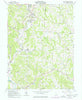 Jacksonville Ohio Historical topographic map, 1:24000 scale, 7.5 X 7.5 Minute, Year 1961