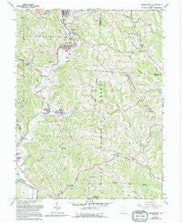 Jacksonville Ohio Historical topographic map, 1:24000 scale, 7.5 X 7.5 Minute, Year 1961