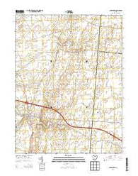 Jamestown Ohio Historical topographic map, 1:24000 scale, 7.5 X 7.5 Minute, Year 2013