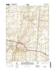 Jamestown Ohio Current topographic map, 1:24000 scale, 7.5 X 7.5 Minute, Year 2016