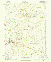 Jamestown Ohio Historical topographic map, 1:24000 scale, 7.5 X 7.5 Minute, Year 1961