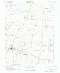 Jamestown Ohio Historical topographic map, 1:24000 scale, 7.5 X 7.5 Minute, Year 1961