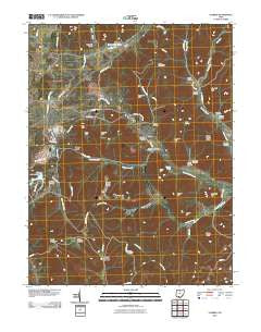 Jaybird Ohio Historical topographic map, 1:24000 scale, 7.5 X 7.5 Minute, Year 2010