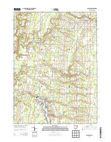 Jefferson Ohio Historical topographic map, 1:24000 scale, 7.5 X 7.5 Minute, Year 2013