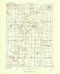 Jefferson Ohio Historical topographic map, 1:62500 scale, 15 X 15 Minute, Year 1905