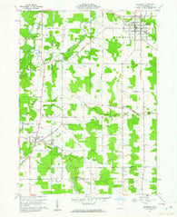 Jefferson Ohio Historical topographic map, 1:24000 scale, 7.5 X 7.5 Minute, Year 1960