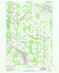 Jefferson Ohio Historical topographic map, 1:24000 scale, 7.5 X 7.5 Minute, Year 1960
