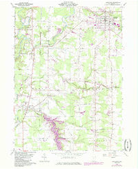 Jefferson Ohio Historical topographic map, 1:24000 scale, 7.5 X 7.5 Minute, Year 1960