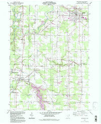 Jefferson Ohio Historical topographic map, 1:24000 scale, 7.5 X 7.5 Minute, Year 1994
