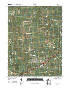 Jeffersonville Ohio Historical topographic map, 1:24000 scale, 7.5 X 7.5 Minute, Year 2010