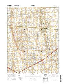 Jeffersonville Ohio Historical topographic map, 1:24000 scale, 7.5 X 7.5 Minute, Year 2013