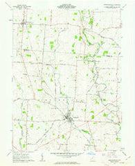 Jeffersonville Ohio Historical topographic map, 1:24000 scale, 7.5 X 7.5 Minute, Year 1961