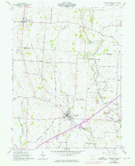 Jeffersonville Ohio Historical topographic map, 1:24000 scale, 7.5 X 7.5 Minute, Year 1961