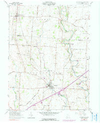 Jeffersonville Ohio Historical topographic map, 1:24000 scale, 7.5 X 7.5 Minute, Year 1961