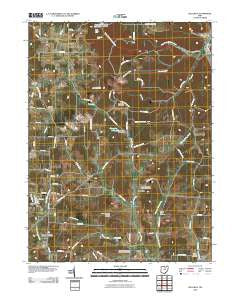Jelloway Ohio Historical topographic map, 1:24000 scale, 7.5 X 7.5 Minute, Year 2010